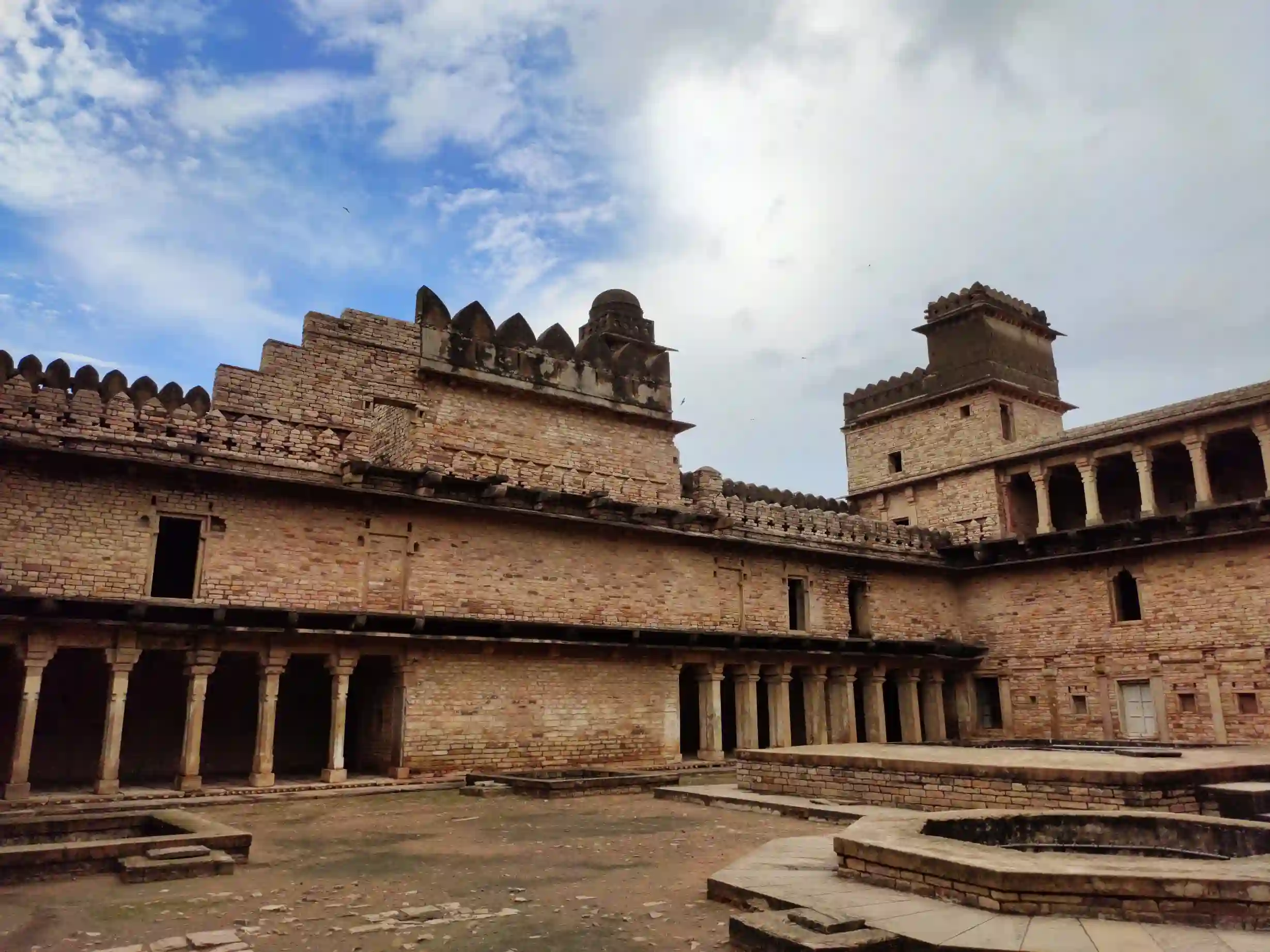 Historic Ramnagar Fort in Mandla